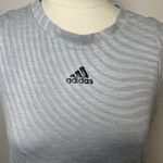 Adidas ‎ Women Gray Heathered Sleeveless Athletic Tank Top Heat Ready Size L Photo 5