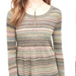 Anthropologie Anthro Moth striped space dye long sleeved sweater Photo 0