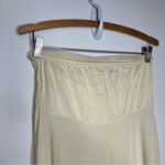 Vintage wonder maid strapless slip gown no cling USA union made size 36 White Photo 3