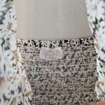 Abound  Floral Halter Top Daisy Print V-Neck Casual Neutral Size 2X Plus Feminine Photo 7