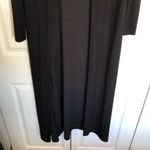 Blanc  Black Midi Ribbed Jacket Size M Photo 2