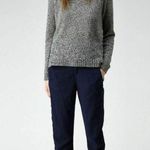 Rag and Bone Charcoal Grey Claire Heathered Knit Sweater Alpaca Wool Blend Hi Low Photo 0