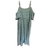 BloomChic Daisy Print Off The shoulder Mock V Wrap Dress Sz 14 Photo 1