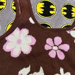 Kendall + Kylie Floral Brown Knit Tank Top Pacsun  :BOX L: Photo 2