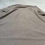 Ambiance Apparel Flowy Brown Cardigan Sweater Tan Size L Photo 8