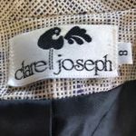 Clare Joseph Vintage Blue White Matka Silk Blazer Jacket Womens 6 Photo 7