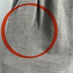 Gap  MEDIUM Gray Sweater Dress Long Sleeve Lagenlook with Pockets Distressed Fade Photo 8