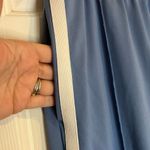 PINK - Victoria's Secret Pink Victoria Secret Mid Rise Zipper Ankle Blue Track Pants Photo 3