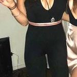 Black Jumpsuit With Side Detail Size M Photo 0