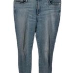 AGOLDE Sophie Ankle Skinny Denim Jeans Light Wash Stretch Zip Mid Rise Blue 31 Photo 1