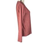 Outdoor Voices  X-Small XS Top Long Sleeve Thumbholes Round Neck Pink Heathered Photo 2