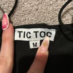 Cute black scrunched crop top Size M Photo 2