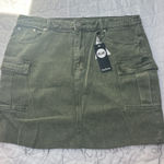 Boohoo NWT  cargo jean skirt Photo 0