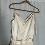Obando Collective Beige Wide Leg Jumpsuit w/ Cape Size 2 Photo 4