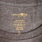 Natural Life Let It Sun Graphic Tee Shirt Women's large Gray Short Sleeve Crew Photo 3