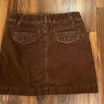 J.Crew  Women Corduroy Mini Skirt Size 4 Vintage Brown Cotton Photo 5