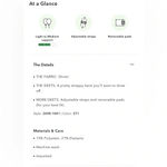 Aerie New OFFLINE Shine Strappy Back Sports Bra w/removable pads & adjustable straps Photo 5