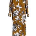 Who What Wear  Long Sleeve Wide Leg Floral Print Jumpsuit Romper XXL Photo 2