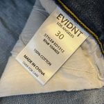 Evidnt  Malibu Blue Dip Dyed Two Tone Cropped Jeans Photo 8