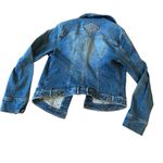 Eddie Bauer  blue jeans denim cotton jacket long sleeve with pockets size small Photo 6