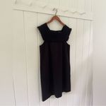 Madewell  Crochet Fringe Shift Mini Dress Vacation Casual Minimalist Women Size 4 Photo 2