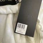 DO+BE White Strapless Sweetheart Mini Dress Medium NWT Tie Front Scallop Trim Photo 7