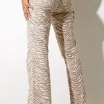 Motel Rocks Zoven Tonal Zebra Flare Trousers Photo 1