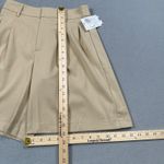 Forever 21 NWT Khaki Shorts Womens S Pleated High Waist Solid Casual Trousers Photo 3