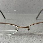 DKNY 6227 2225 50 18 135 Eyeglasses Frames Only Half Rim Flex Hinges brown Italy Photo 0