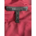 BCBG Max Azria Maroon Ruched Bodycon Dress, Sz S Sexy Cocktail (b22) Photo 4