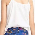 J.Crew Blue Orange Floral Shorts Cotton Blend 10 Botanical Tropical Photo 1