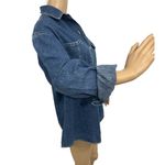The Limited Vintage 90s AUTHENTIC Denim Shirt Women’s Button Up Oversized Sz M Photo 3