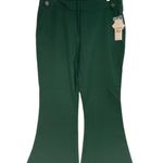 Nanette Lepore Womens Flare Pants Green Size 14 NWT Photo 0
