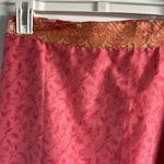 Kariza Designs pink and red wrap midi skirt / dress Size L Photo 5
