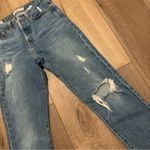 Levi's  premium blue wedgie distressed mom jeans Photo 3