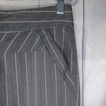 Dolled Up  gray and pink pin striped Capris Photo 2
