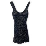 Taboo  black sequin rouched mini dress Medium Photo 2