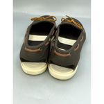 Crocs  Beach Line Womens US 10 Brown Ivory Moc Toe Casual Slip-On Boat Shoes Photo 3