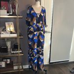 J.Crew  Silk Geometric Maxi Dress Photo 5