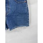 Levi's Levi’s Premium Denim Ribcage Jean Shorts Women 24 Blue Button Fly Preppy Western Photo 7