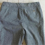 Anne Klein woman blue and white stripes Cropped pants Size 10 P Photo 2