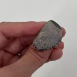 MELISSA JOY MANNING Ring Druzy Light Purple Silver & Gold One of a Kind Rare Photo 10