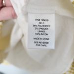 Allie Rose Yellow Puff Sleeve Gingham Smocked Babydoll Mini Dress, S Photo 8