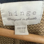 Hinge Patchwork Sweater Cape Poncho with Armholes one size Photo 5