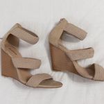 JustFab Tan Wedges Photo 4