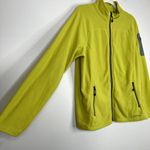 Eddie Bauer  Polartec First Ascent Bright Neon Yellow Zip Up Fleece Jacket Sz 2XL Photo 2