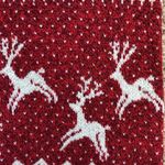 American Eagle Ahh-amazingly Soft Reindeer Sweater Joggers XS Holiday Cheer Red Photo 3