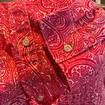 Tommy Hilfiger Shirt Dress White and Pink Paisley - Size S Photo 4