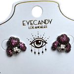 Eye Candy Los Angeles | NWT Poodle Dog CZ Stud Earrings Photo 4