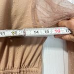 Anthropologie NWT En Elly Ruched Blouse Light Sand Tan size XS Photo 6